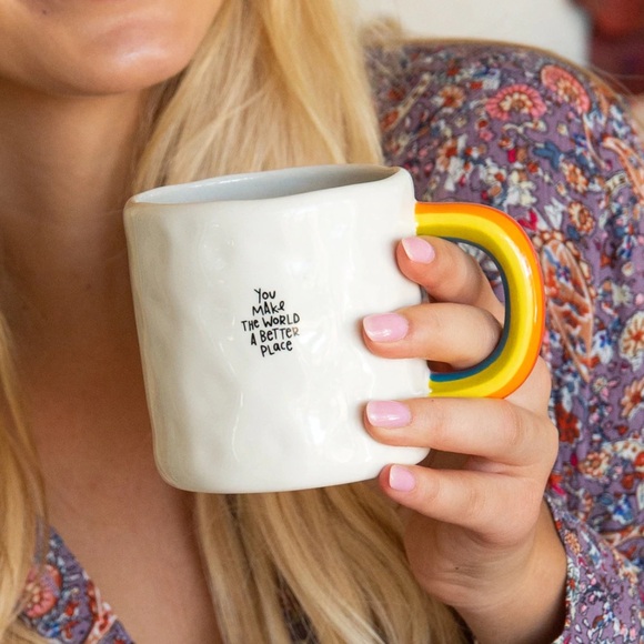 NATURAL LIFE Other - NATURAL LIFE You Make The World A Better Place Rainbow Mug
